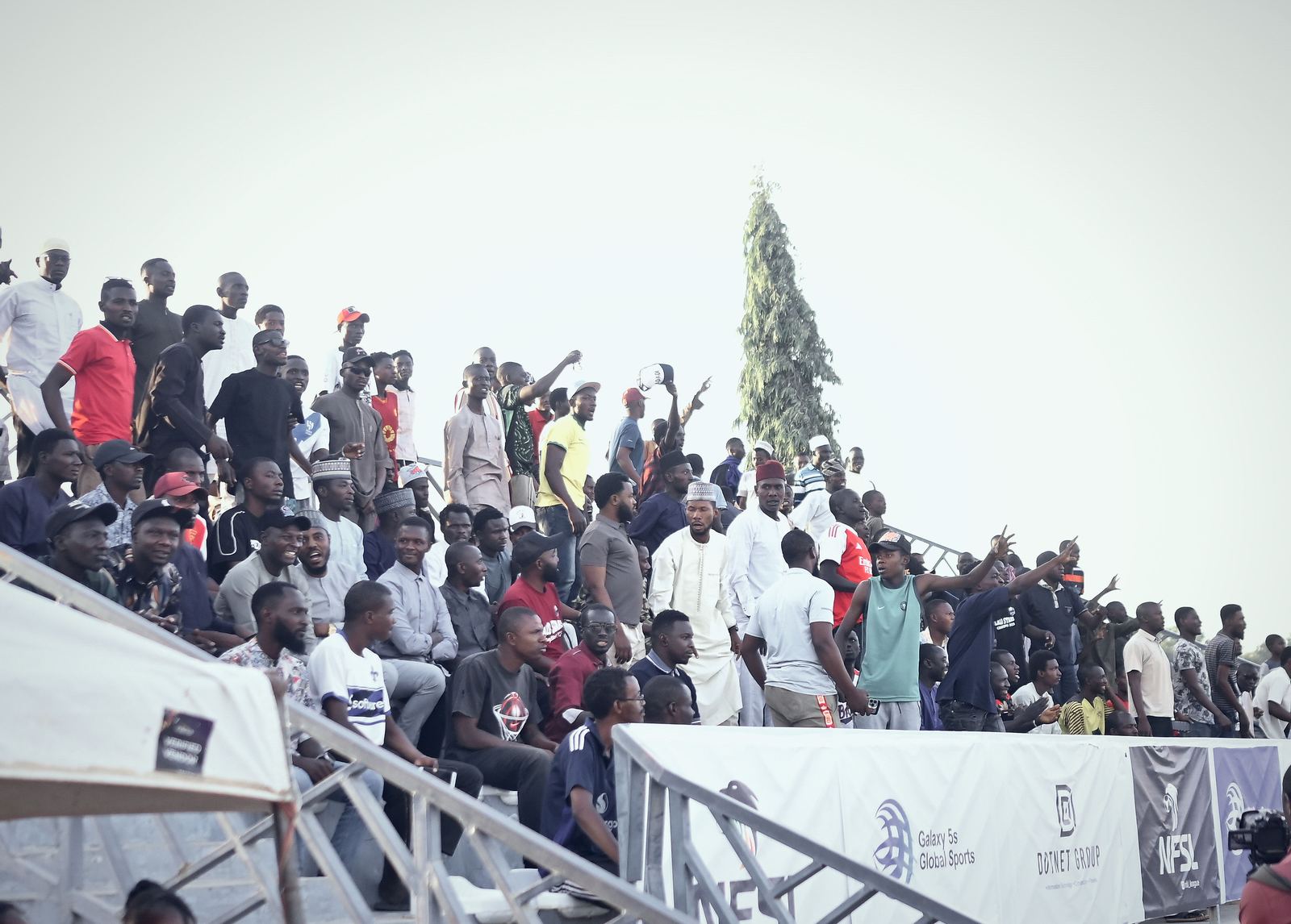 The crowd at Murtala Mohammed Square